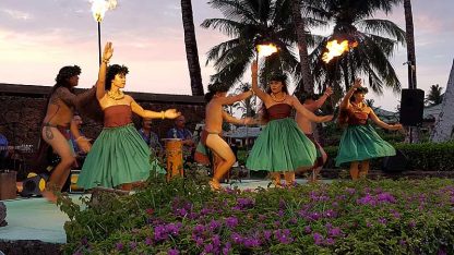 Waikoloa Beach Marriott Sunset Luau Dancers